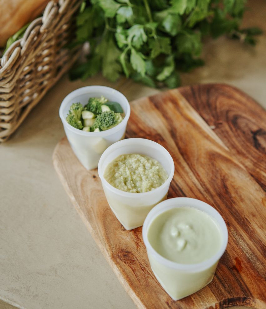 Set de 6 Recipientes Ecológicos para Alimentos de Bebé